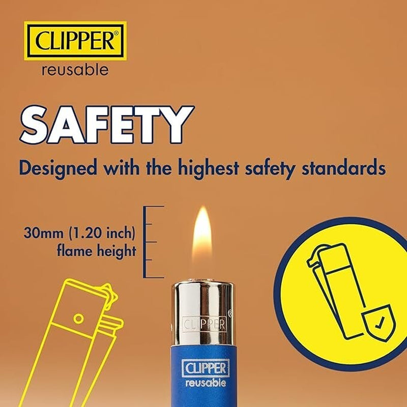 Clipper - Classic Large Reusable Lighter 48 Pack - Camo