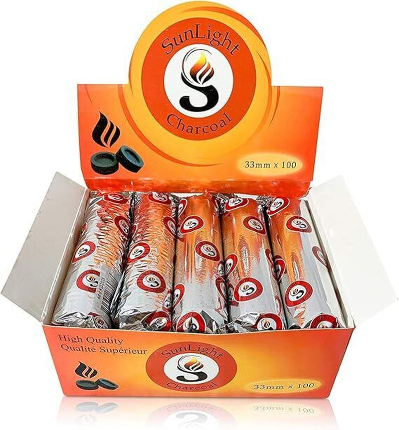 SUNLIGHT® QUICK LIGHT CHARCOAL TABLETS FOR INCENSE