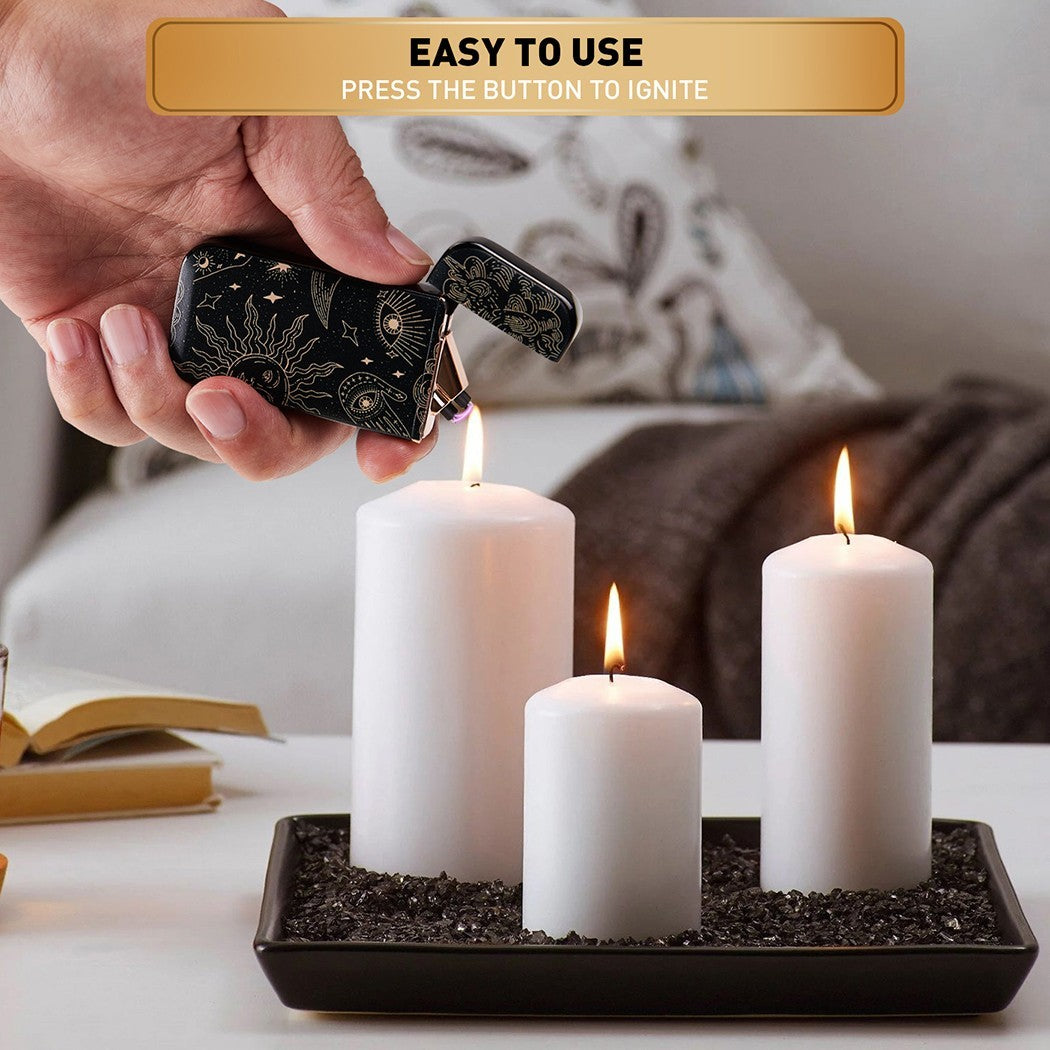 Electric Arc Lighter USB Rechargeable Windproof Flameless Plasma Lighter Gifts