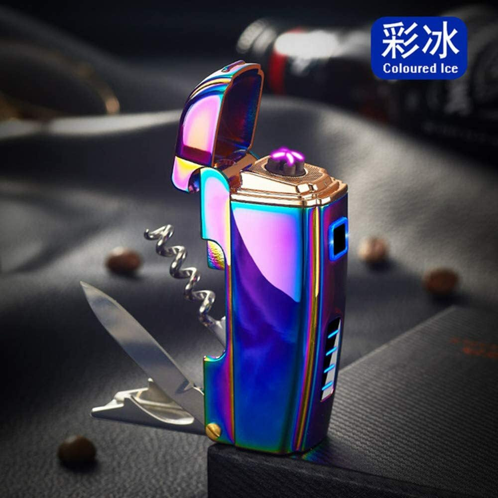 Dual Arc Plasma Electric Lighter USB Rechargeable, Multi Function,Outdo