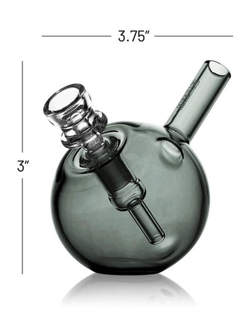 Grav® Labs SPHERICAL Pocket Bubbler COOL BONG Glass Water Pipe Hand Pipe *USA*SM