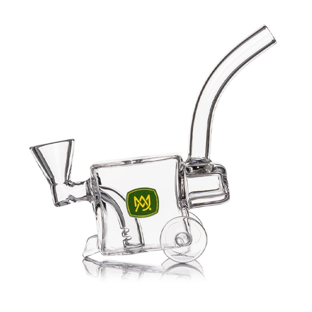 MJ Arsenal Wood Chipper Glass Blunt Bubbler - Hand Pipe Water Bong