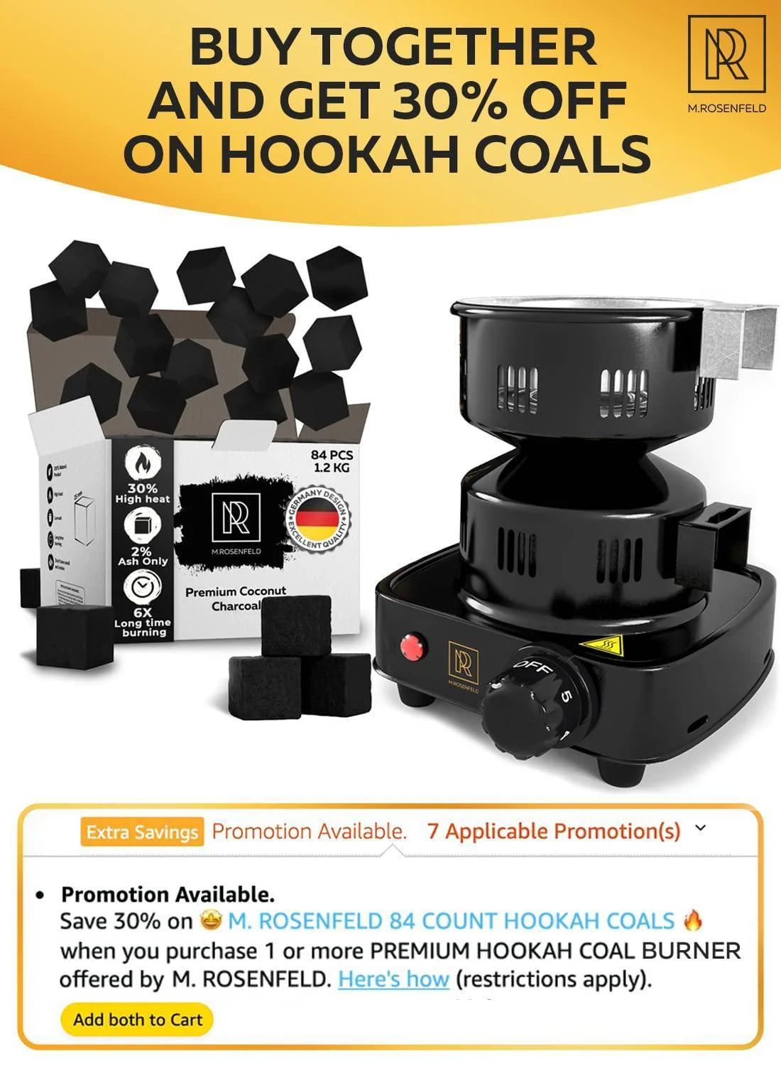 PREMIUM HOOKAH COAL BURNER FIRE TOWER MULTIPURPOSE ELECTRIC STOVE