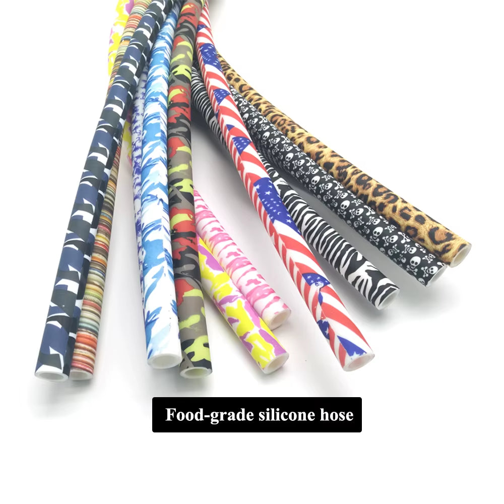 1.5M ROUGH MATTE FINISH SILICONE HOOKAH HOSE SHISHA ACCESSORY