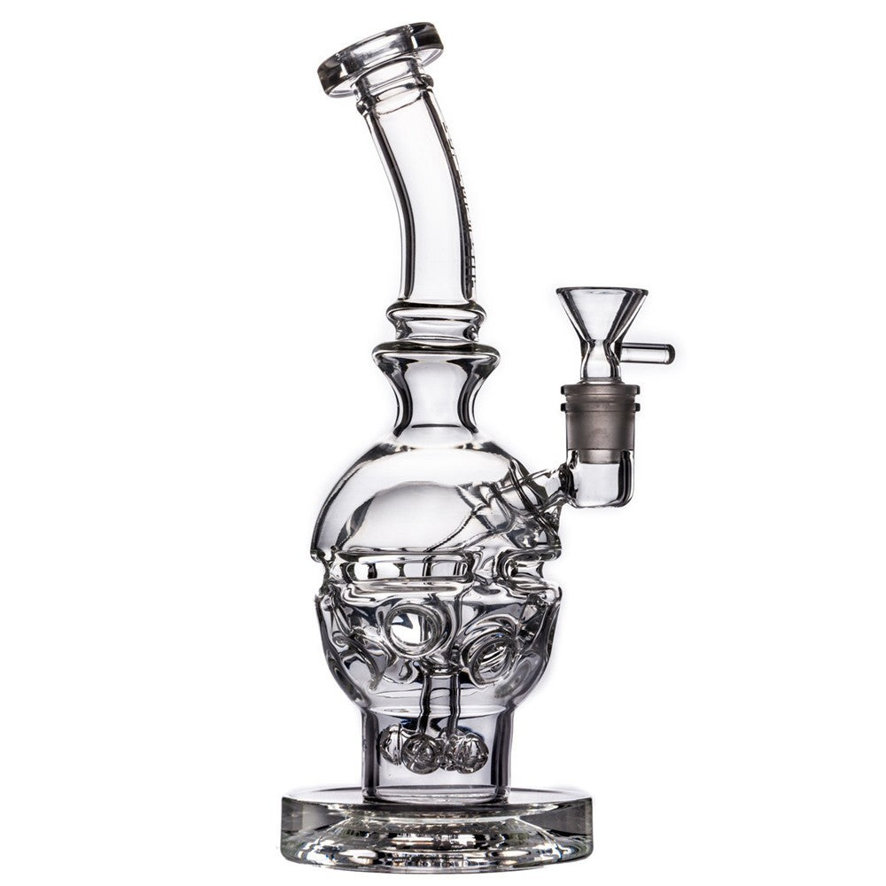 Fab Egg Glass Water Pipe Thick Hookah Rig Recycler Bong Bubbler with 14Mm Bowl