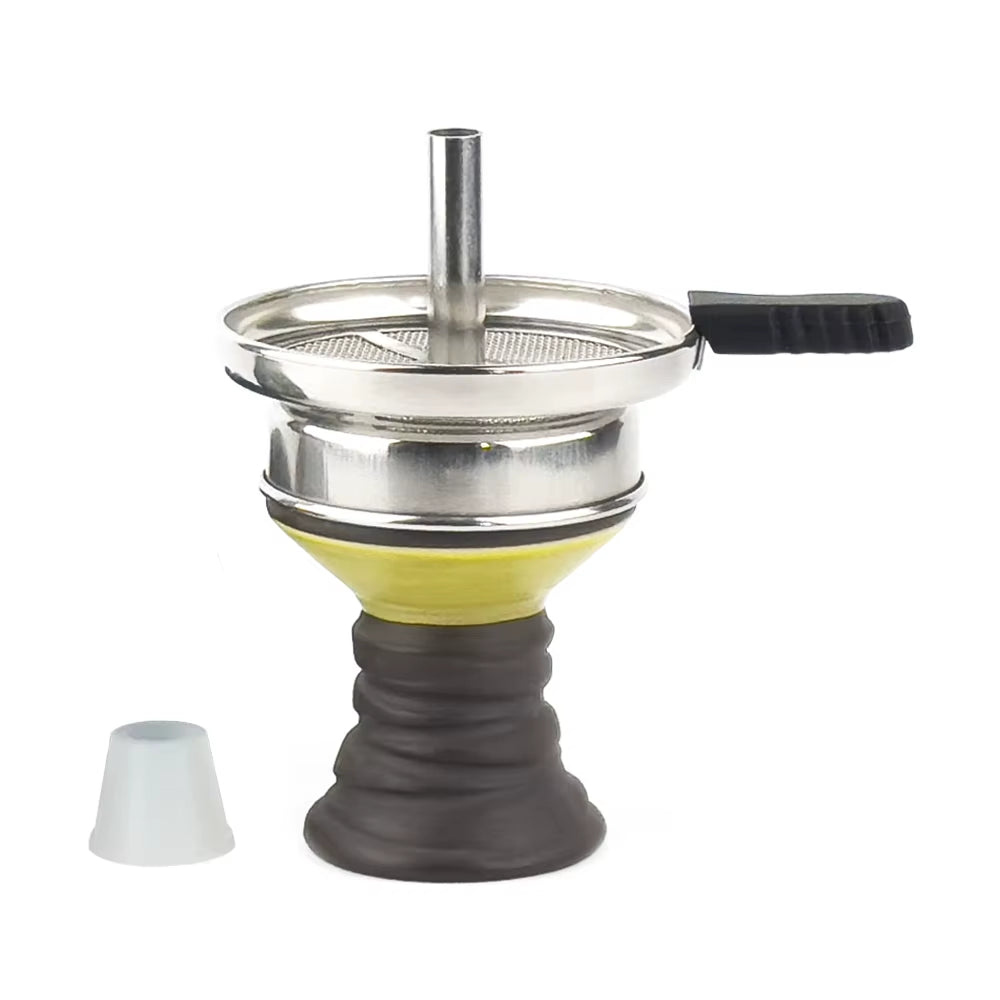 CERAMIC HOOKAH BOWL WITH STAINLESS STEEL SCREEN LM-B161