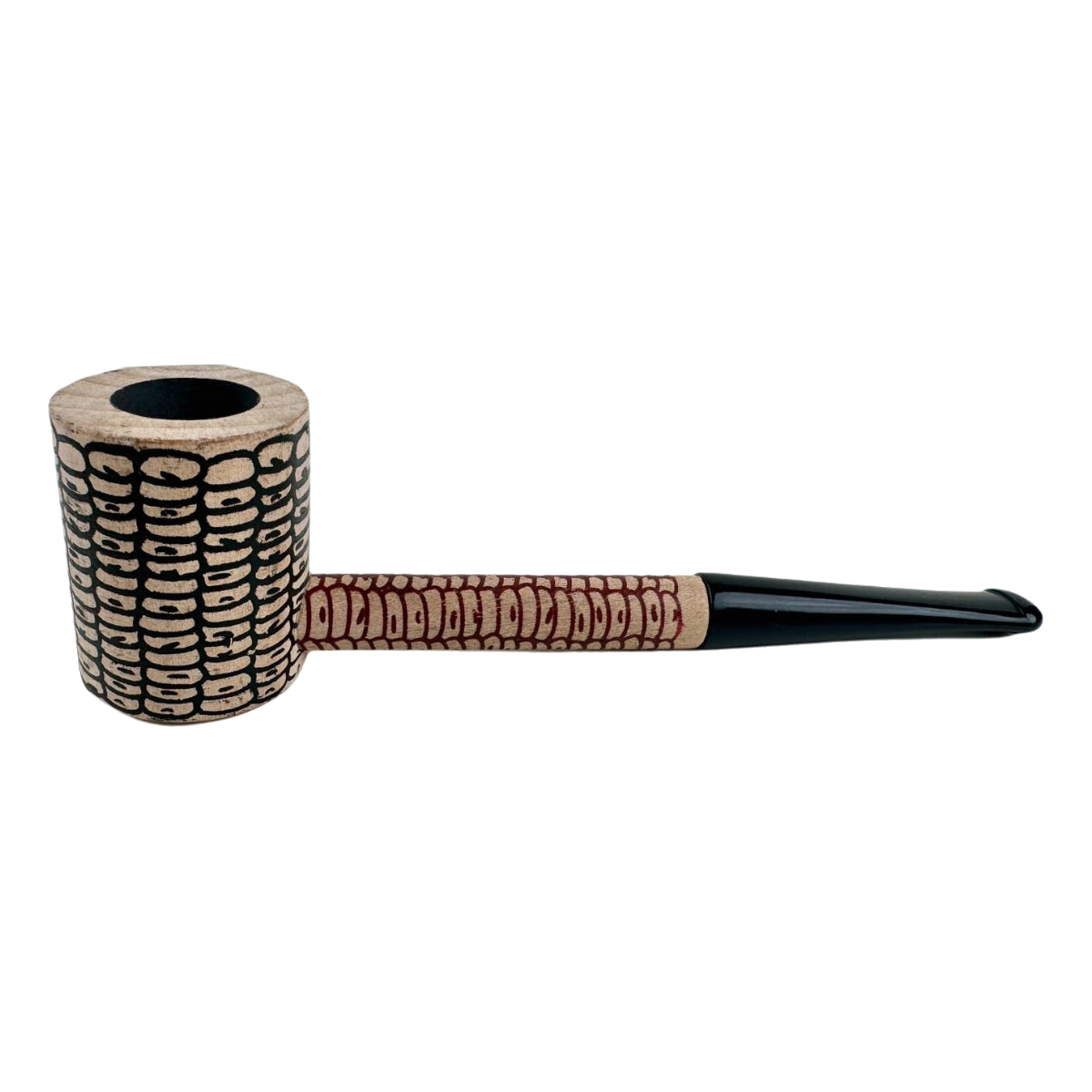 3 Durable Wooden Wood Smoking Pipe Tobacco Cigarettes Cigar Pipes Enchase Gift 3