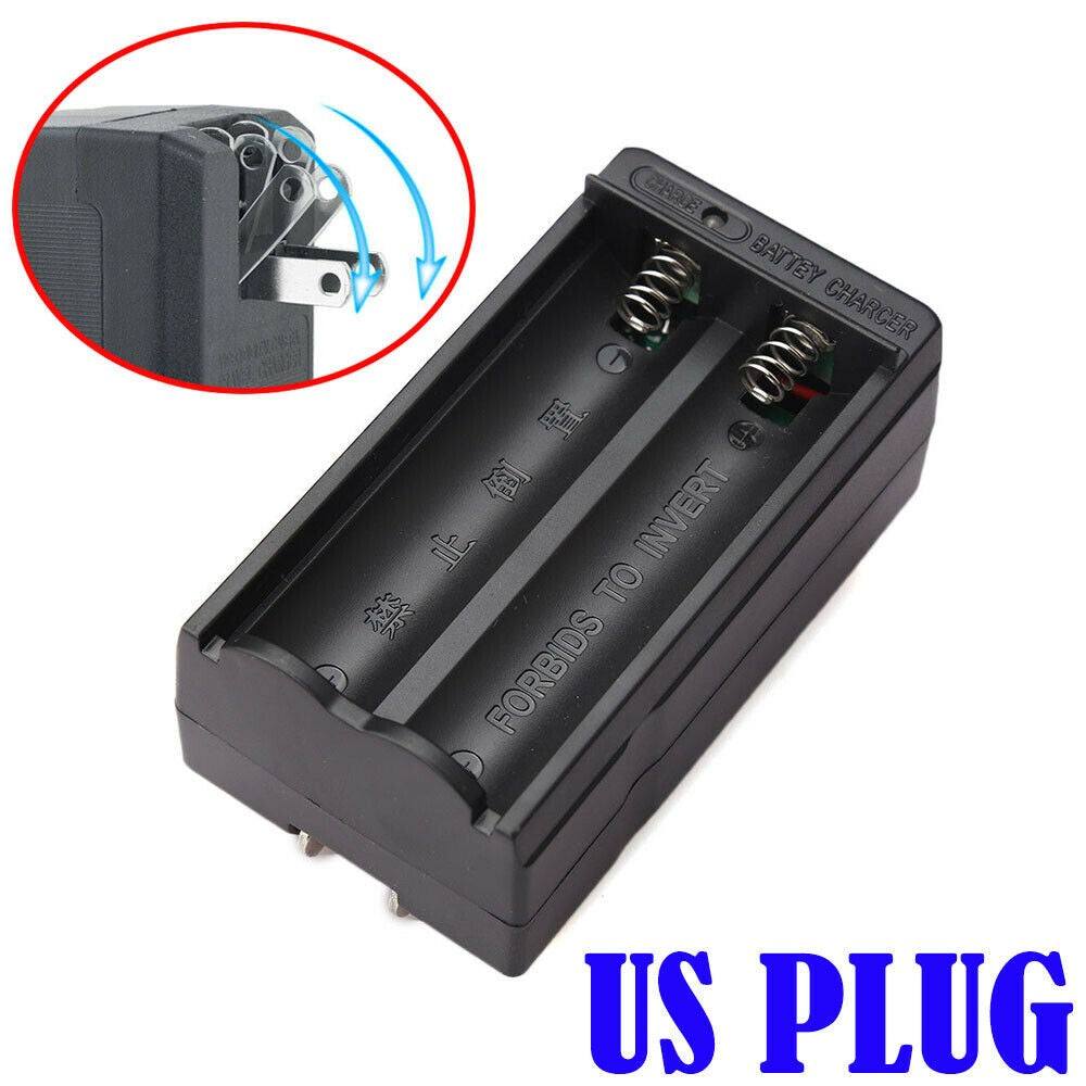 4-PACK 3000MAH 3.7V LI-ION RECHARGEABLE BATTERIES WITH CHARGER