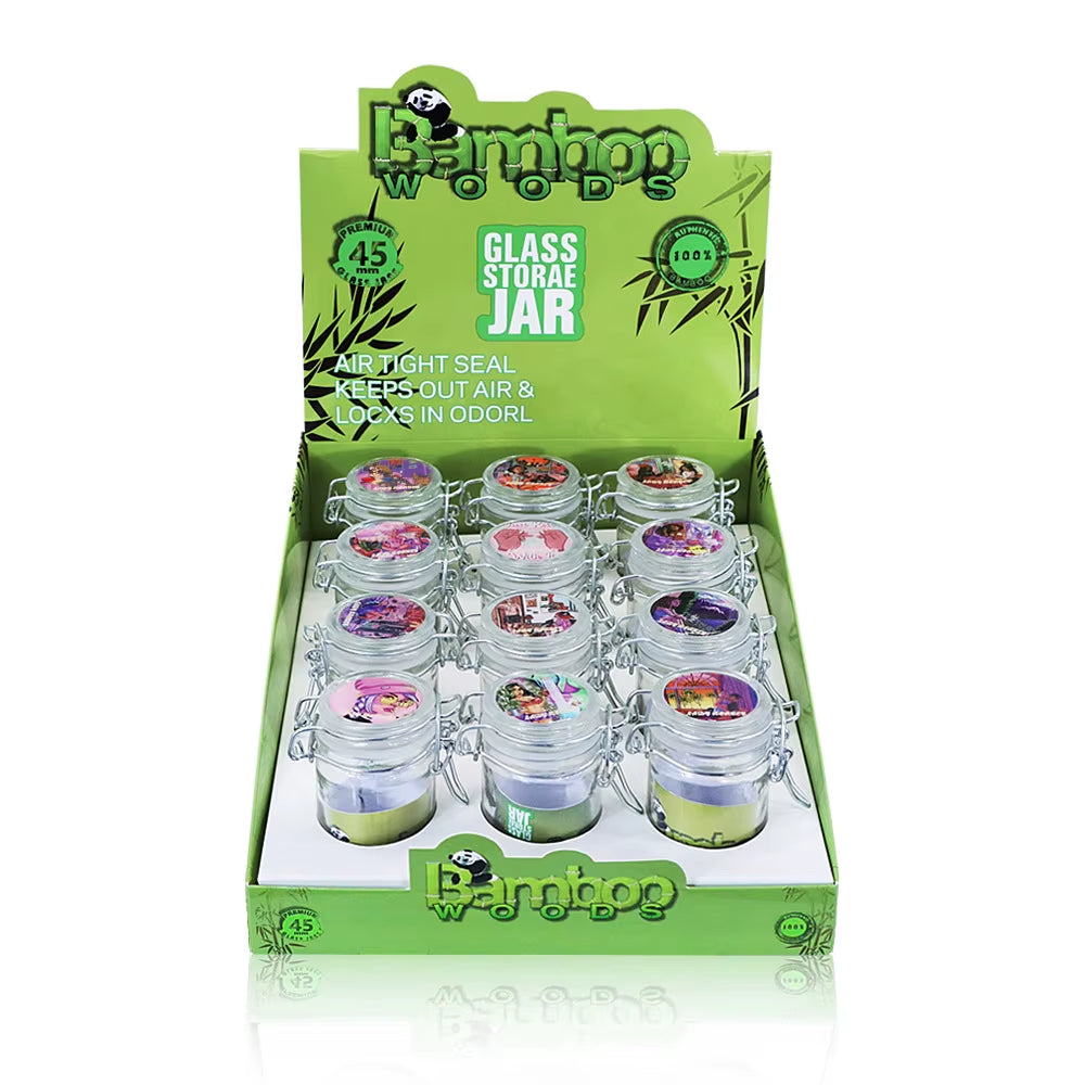 AIRTIGHT HERB & TOBACCO STORAGE JAR – CLAMPING LID, KEEPS FRESH