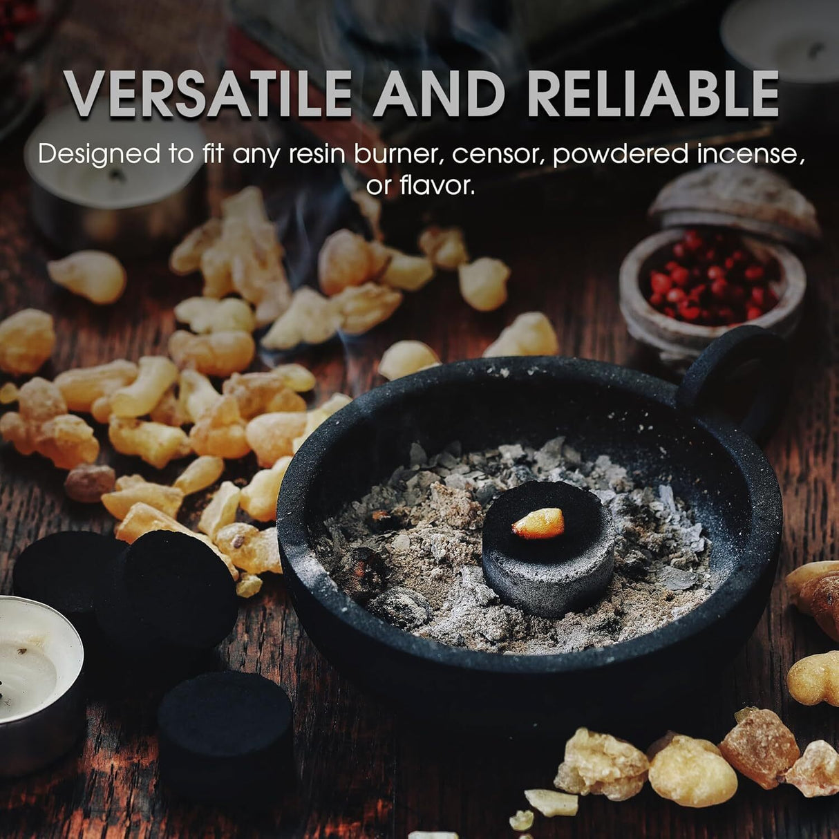 SUNLIGHT® QUICK LIGHT CHARCOAL TABLETS FOR INCENSE