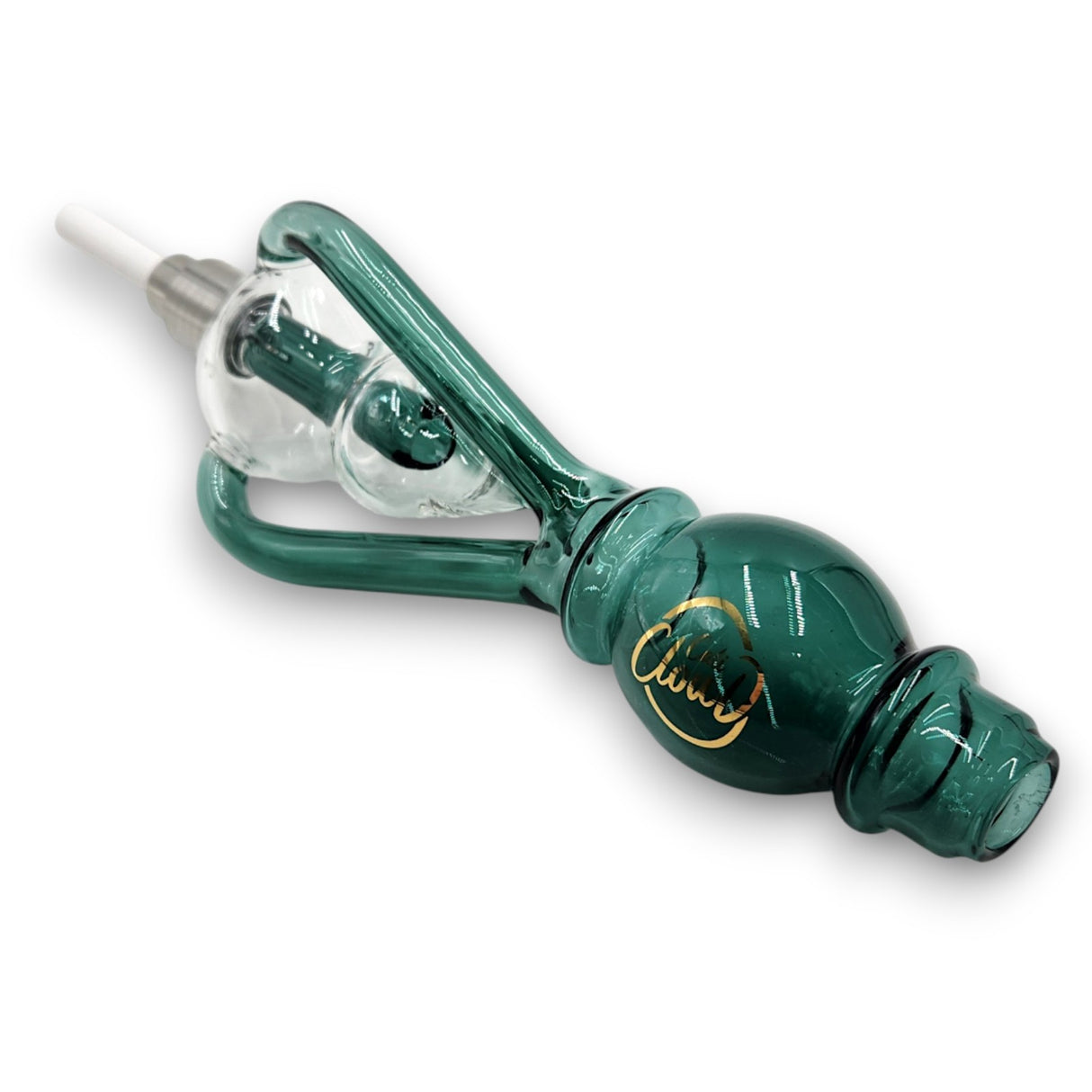 9" Vapor Straw Kit Water Pipe Vortex RECYCLER PERC Wax Tobacco Glass