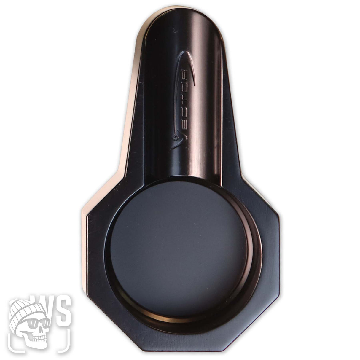 Victor vector metal cigar ashtray gloss black cigar ashtray