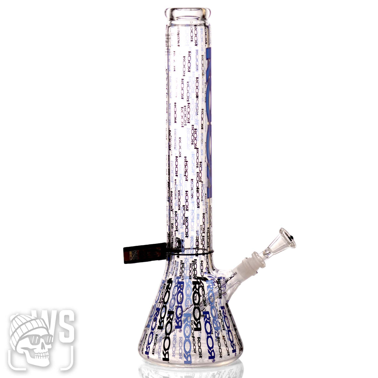 Roor graphic glass beaker bong blue beaker bong