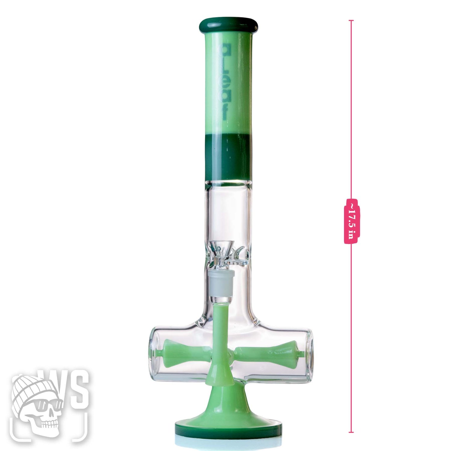 ALEAF GLASS INLINE PERC BONG WITH SCIENTIFIC DESIGN