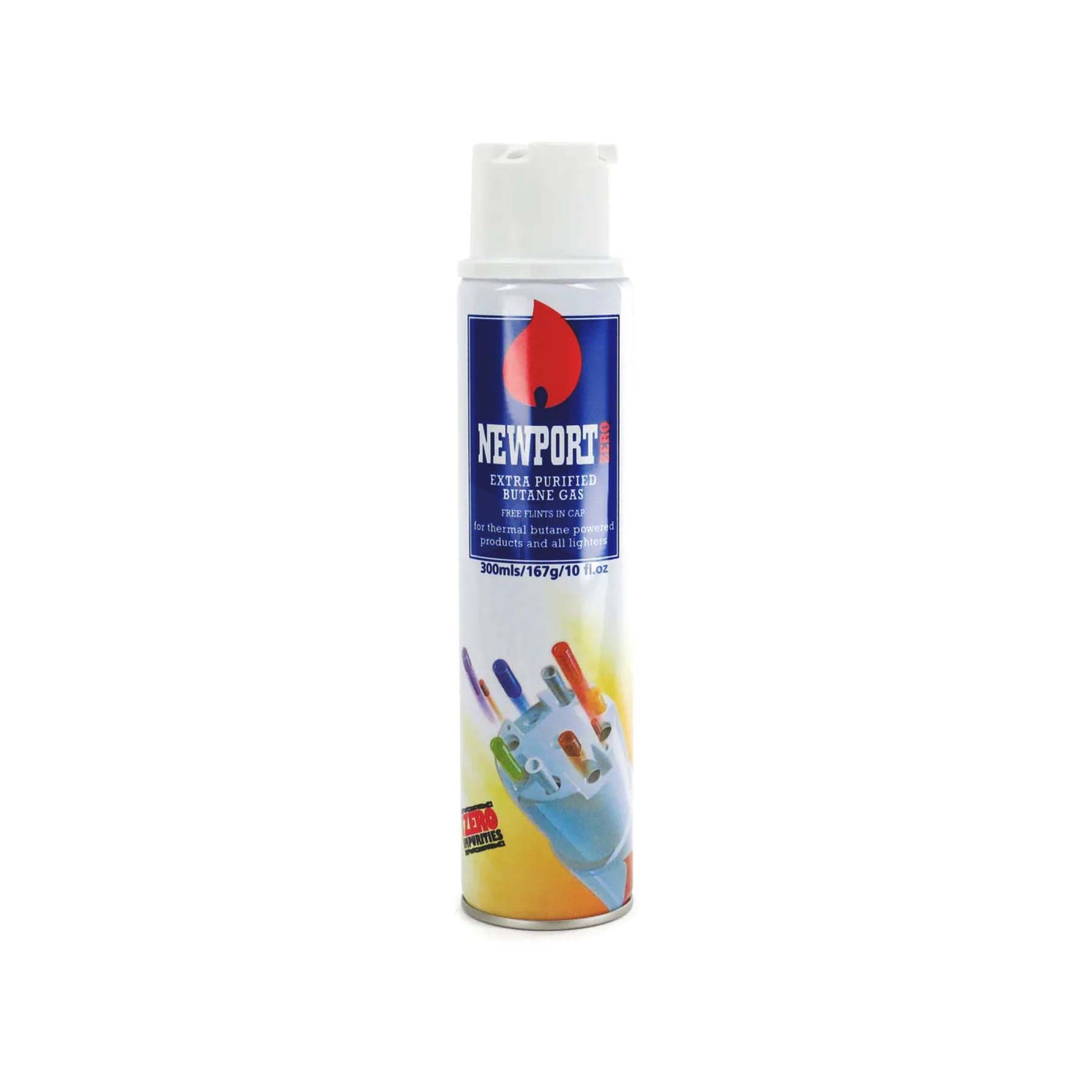NEWPORT ZERO 300ML EXTRA PURIFIED BUTANE FUEL