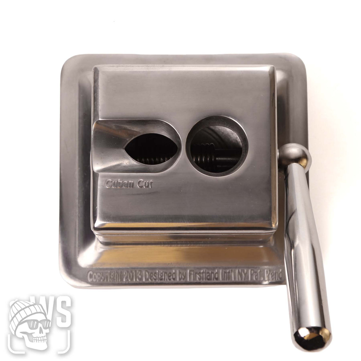 FirstLand desktop double guillotine cigar cutter with lever handle cigar cutter