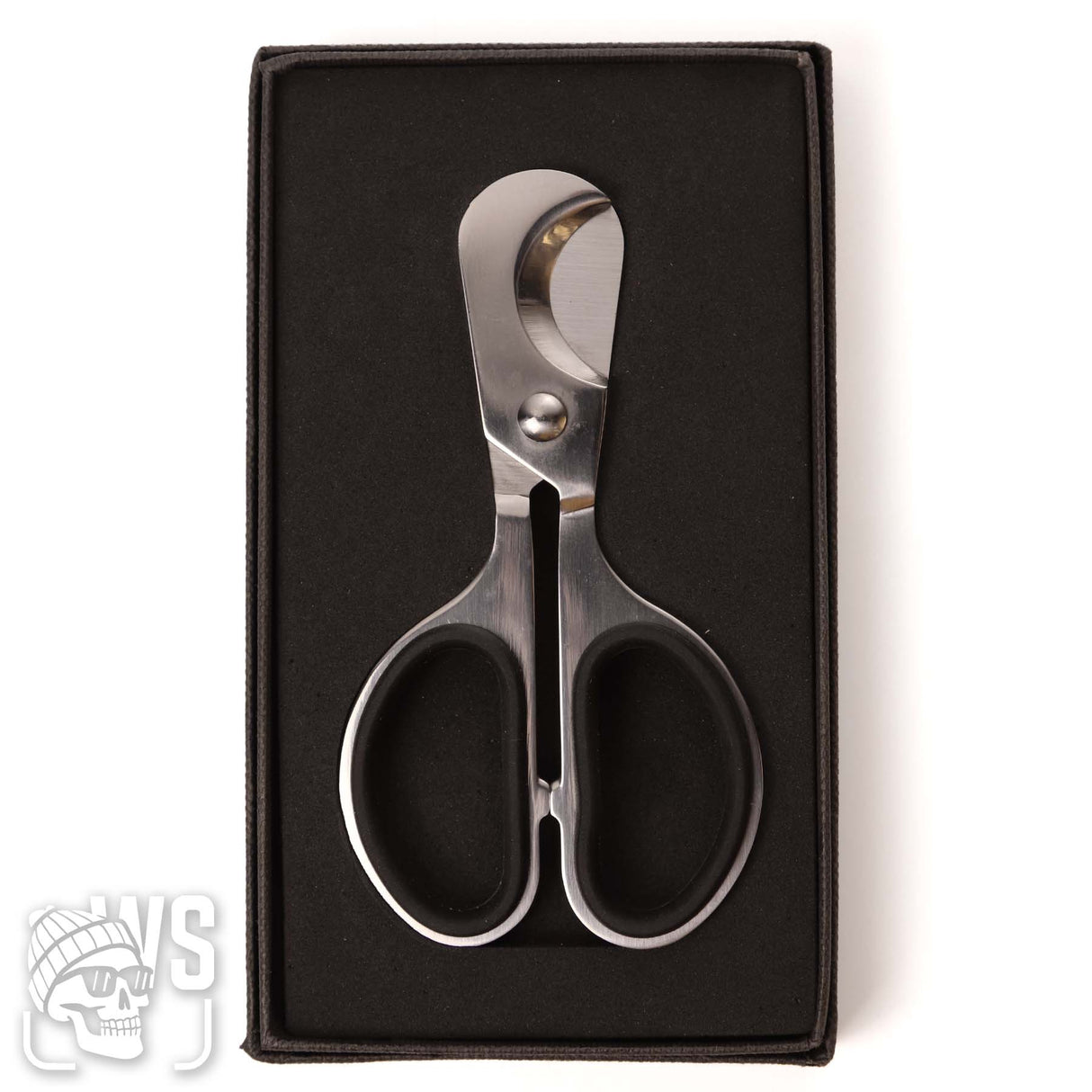 Wesmoke stainless steel cigar scissor cutter silver cigar cutter