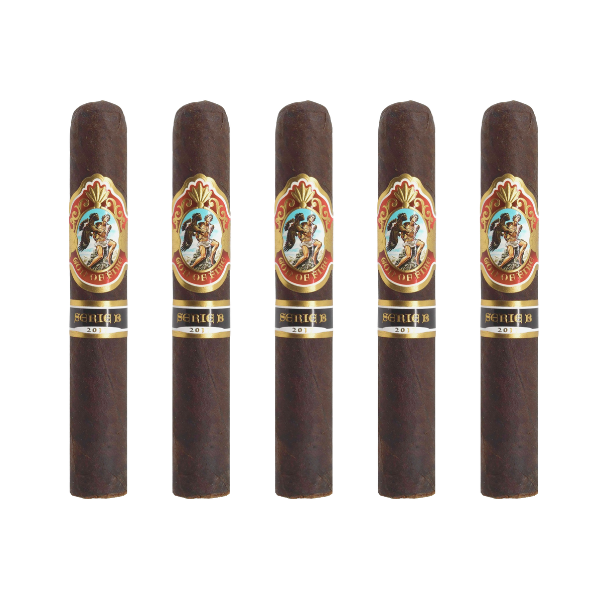 Arturo Fuente god of fire serie b pack of 5 robusto cigar