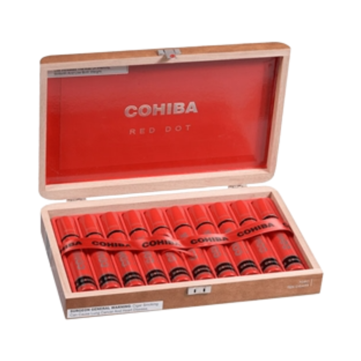 Cohiba red dot toro tubo box of 10 robusto cigar