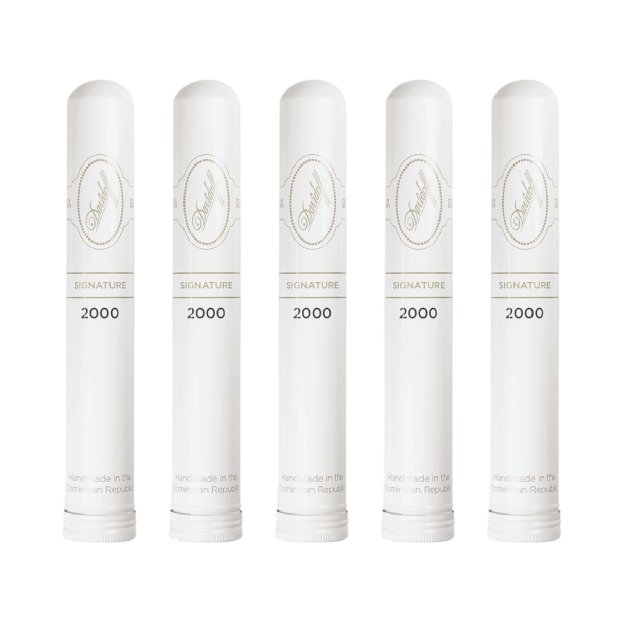 Davidoff signature 2000 tubos pack of 5 robusto cigar