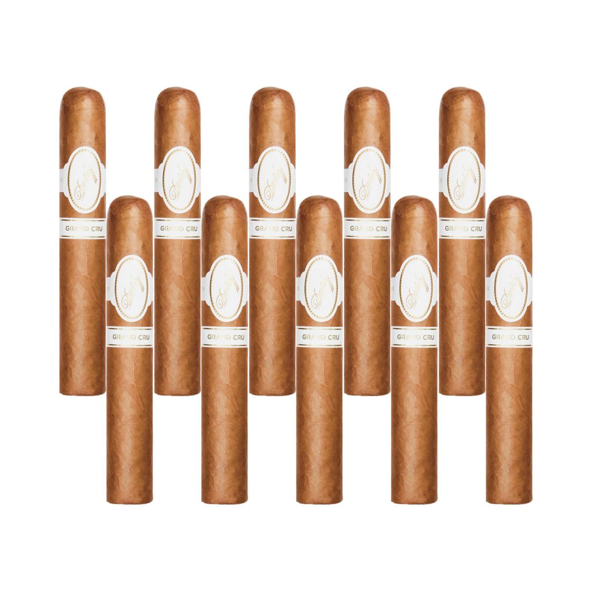 Davidoff grand cru robusto 5 1/4 x 52 pack of 10 robusto cigar