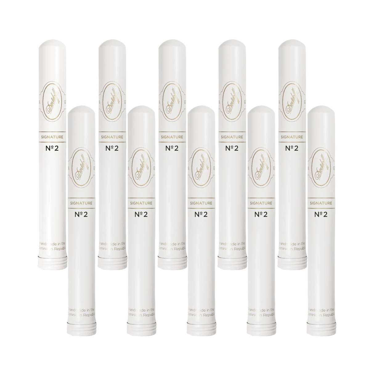 Davidoff signature no. 2 tubos 6 inch by 38 pack of 10 robusto cigar