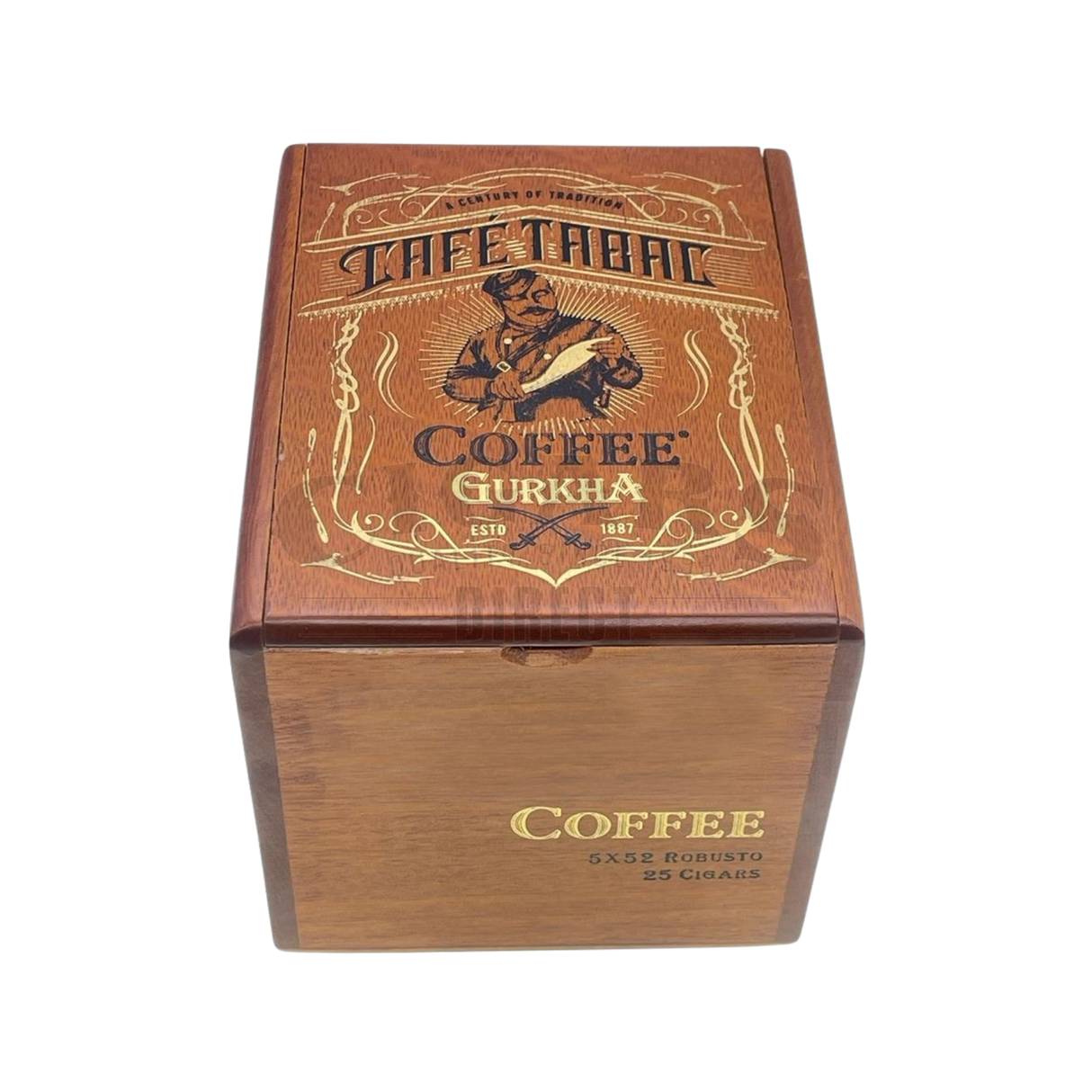 Gurkha cafe tabac flavored coffee robusto box robusto cigar