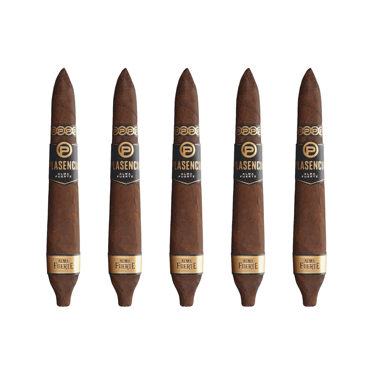 Plasencia alma fuerte generacion v pack of 5 robusto cigar