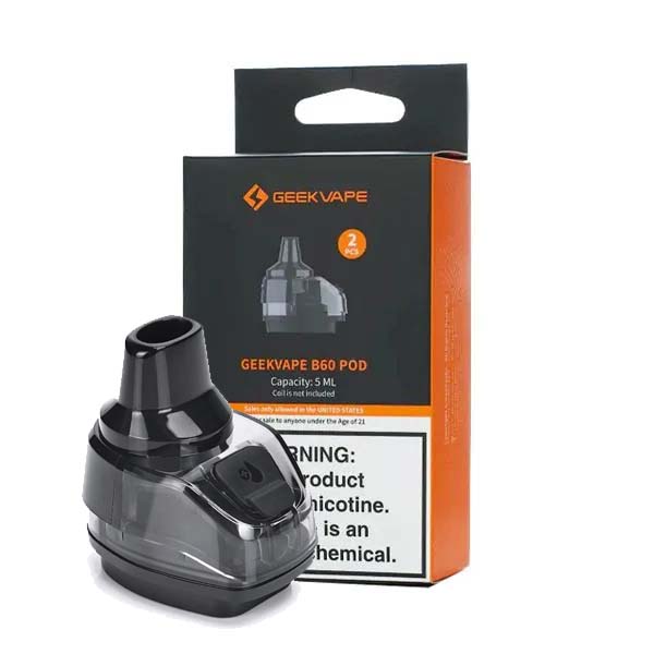 GeekVape B60 Aegis Boost 2 Replacement Pod - 5ml Cartridge GeekVape B60 Aegis Boost 2 Replacement Pod - 5ml Cartridge