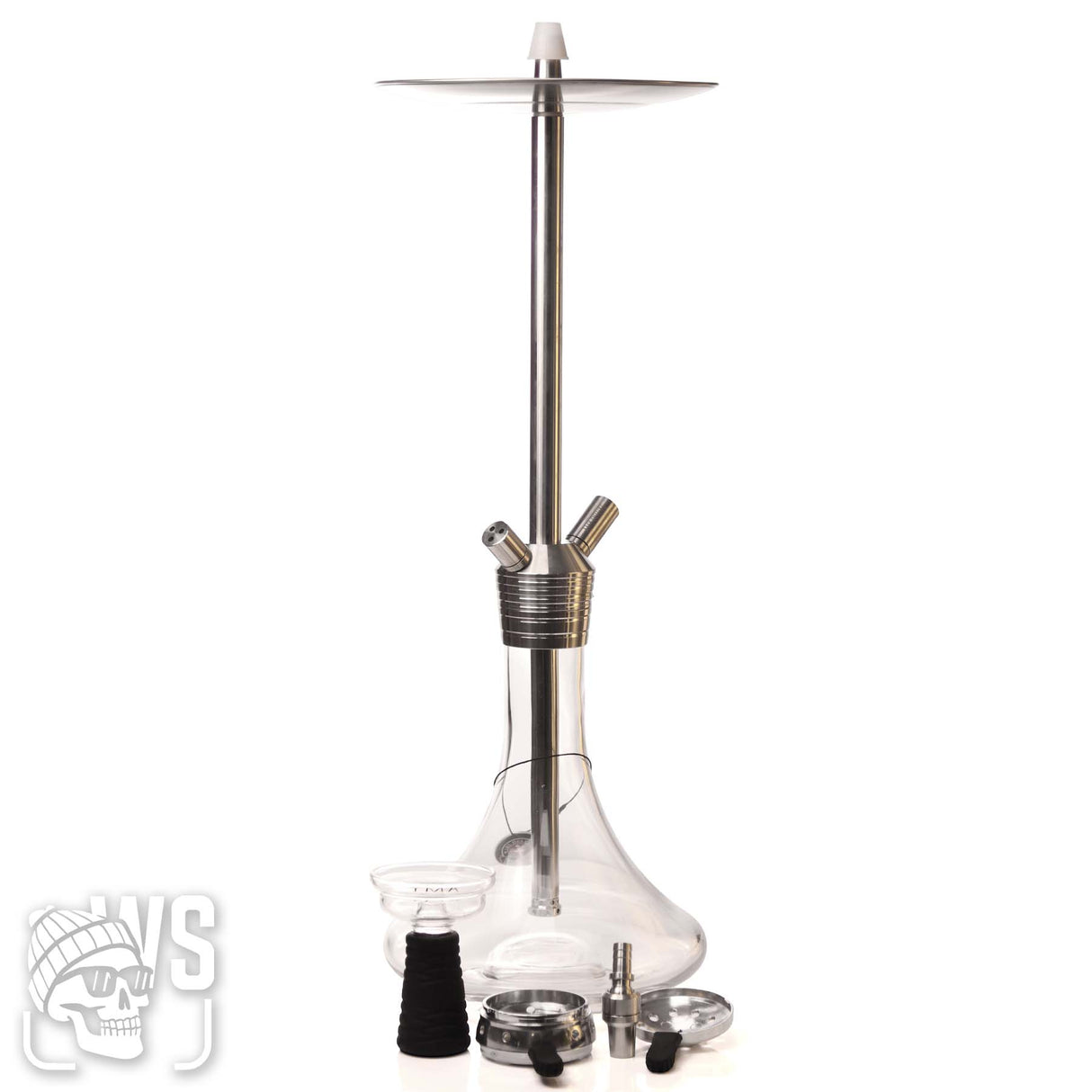 Amy deluxe stainless steel ss 09 tr single-hose hookah