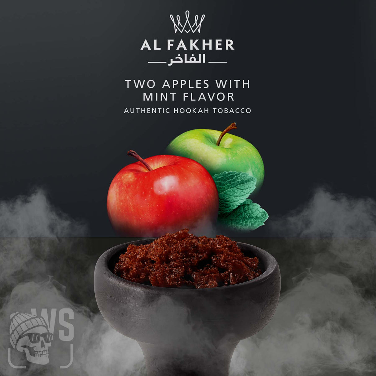 AL FAKHER TWO APPLES WITH MINT HOOKAH FLAVOR