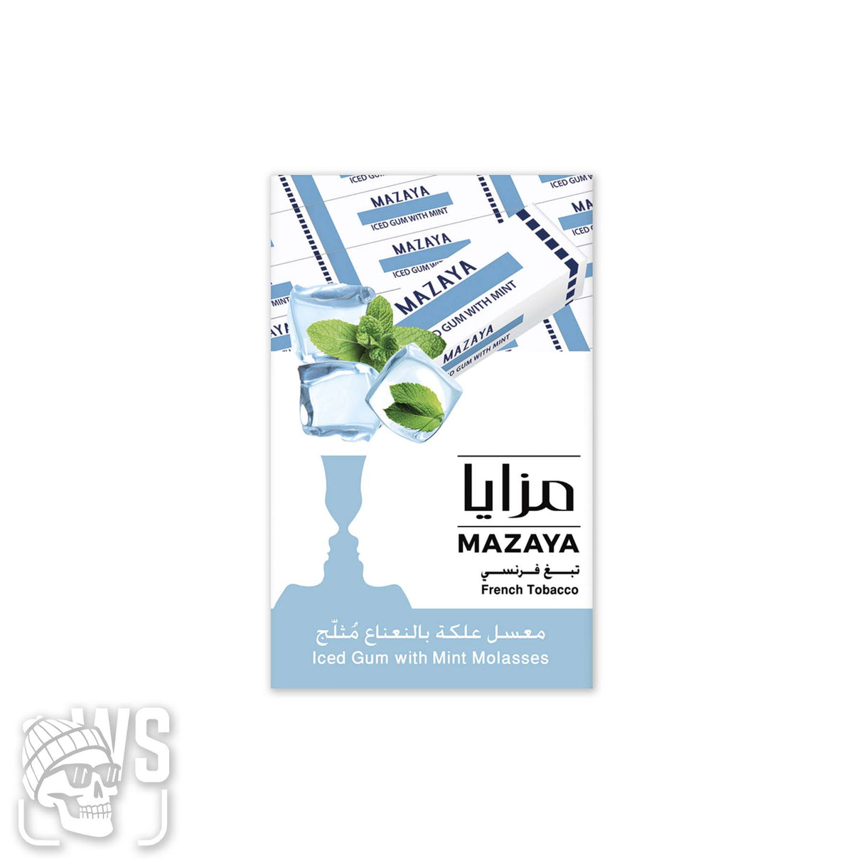 MAZAYA ICED GUM WITH MINT HOOKAH FLAVOR