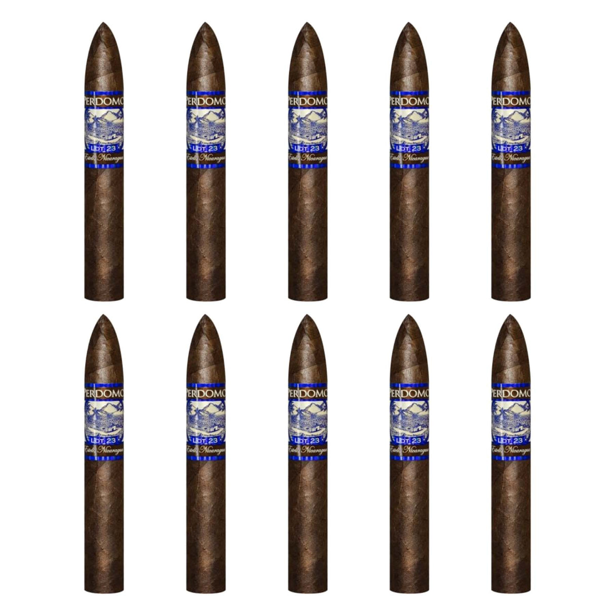 PERDOMO PERDOMO LOT 23 BELICOSO Pack of 10 Nicaraguan Cigars