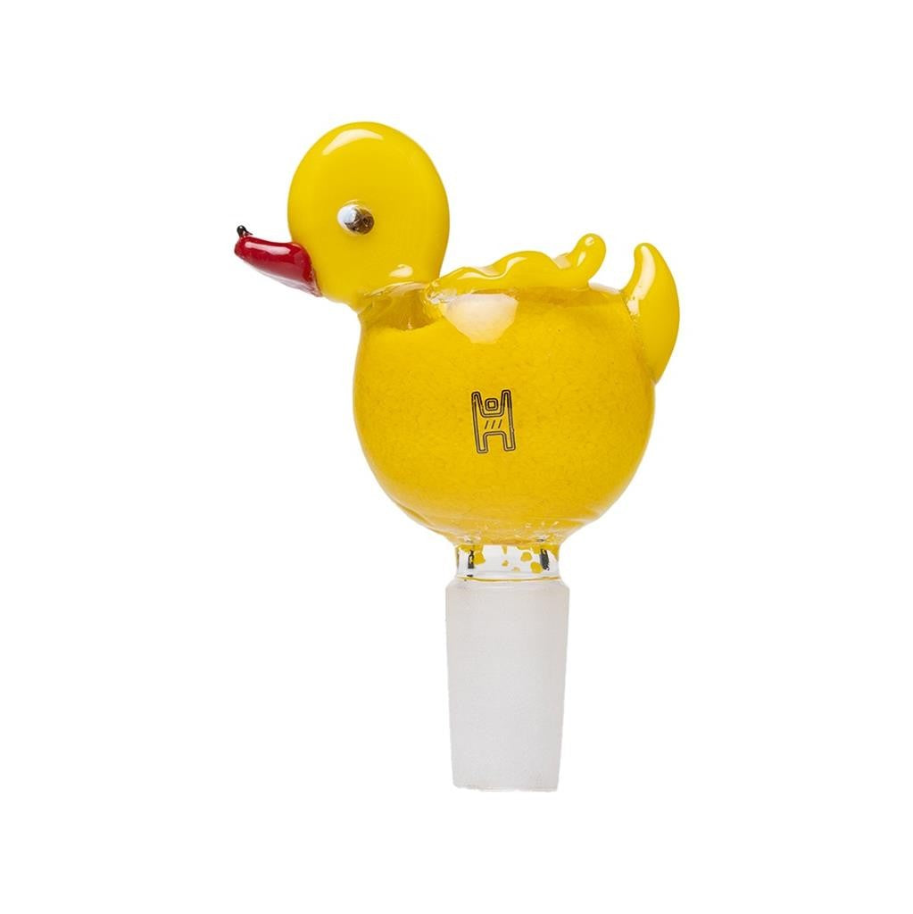 Human Grade Animal Bowl 1 DUCK 3" 14Mm Male Borosilicate Glass Hand Made