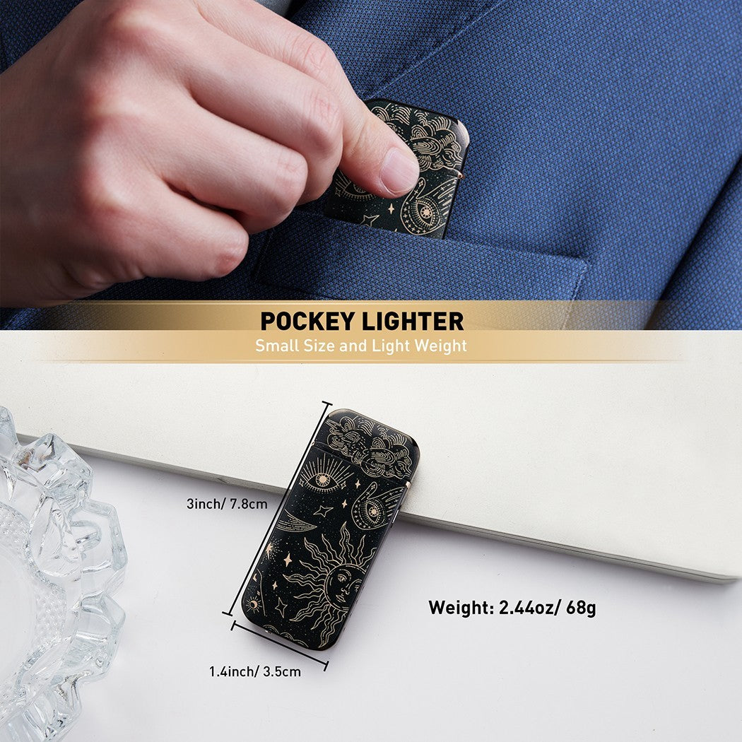 Electric Arc Lighter USB Rechargeable Windproof Flameless Plasma Lighter Gifts