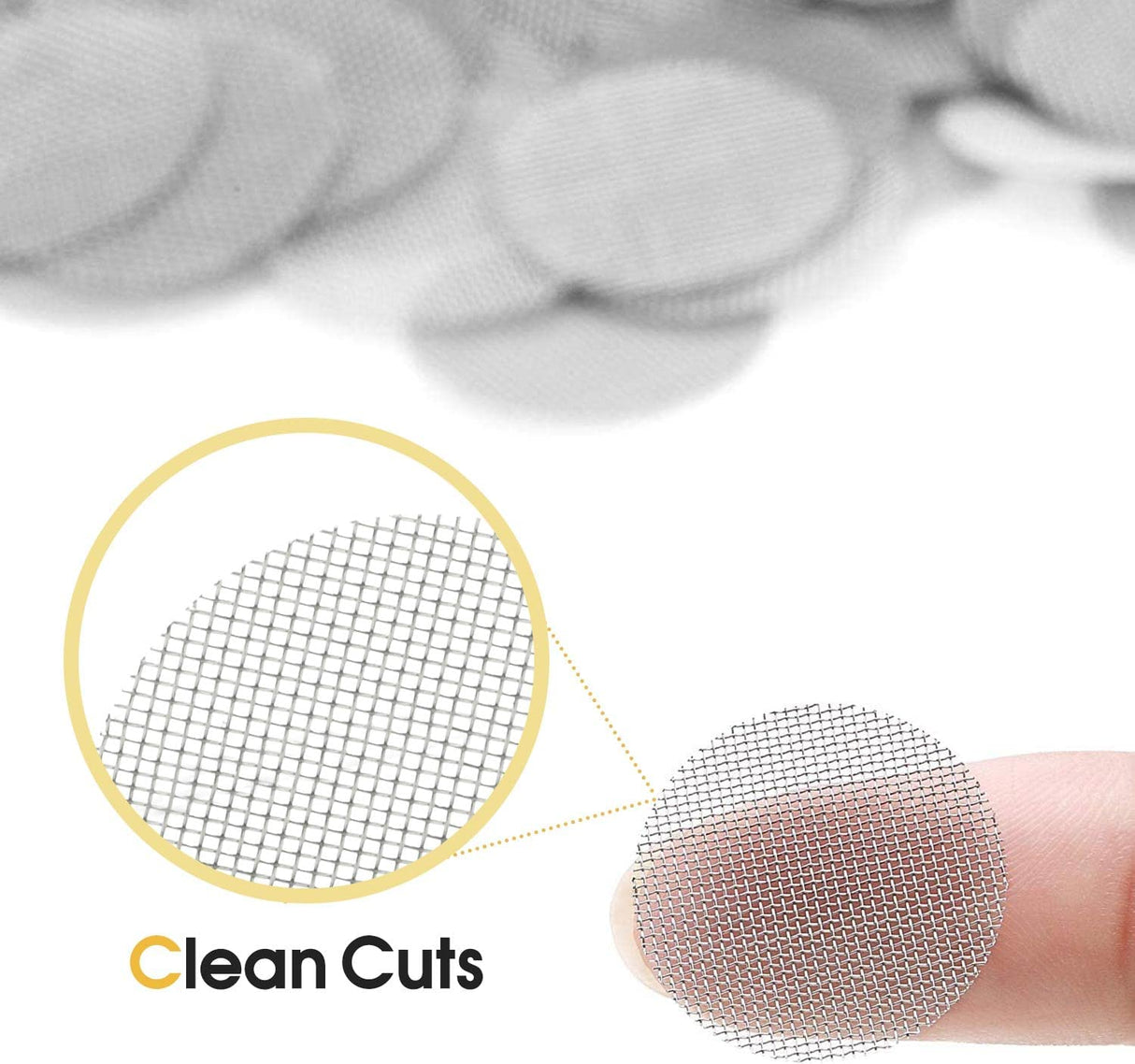 200 PCS 3/4 Inch Stainless Steel Pipe Screens, 3/4 Inch Metal Pipe Screen with M