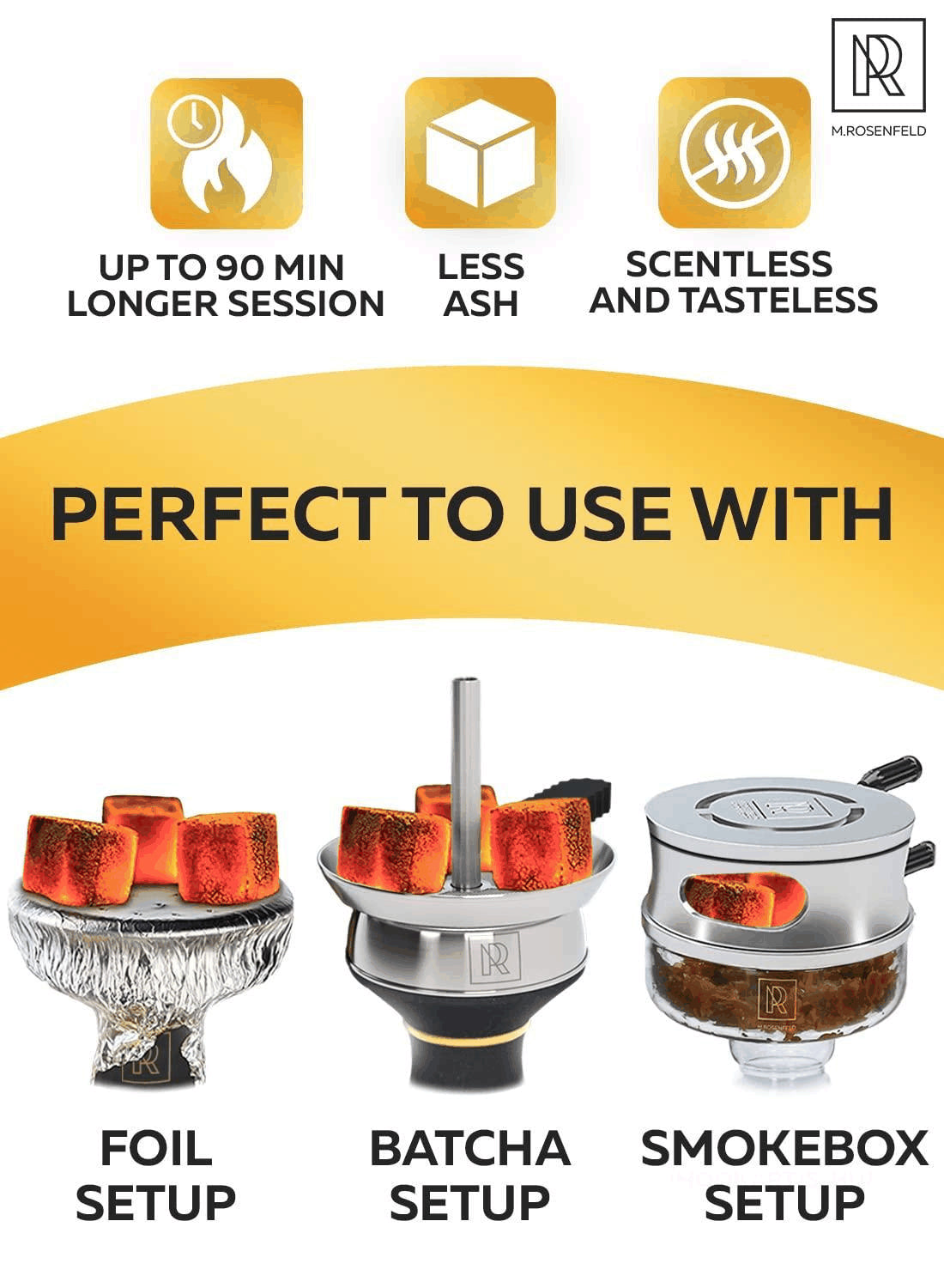 HOOKAH COALS COCONUT HOOKAH CHARCOAL 200 COUNT / 3 KG (6.6 LBS) 25MM CUBES