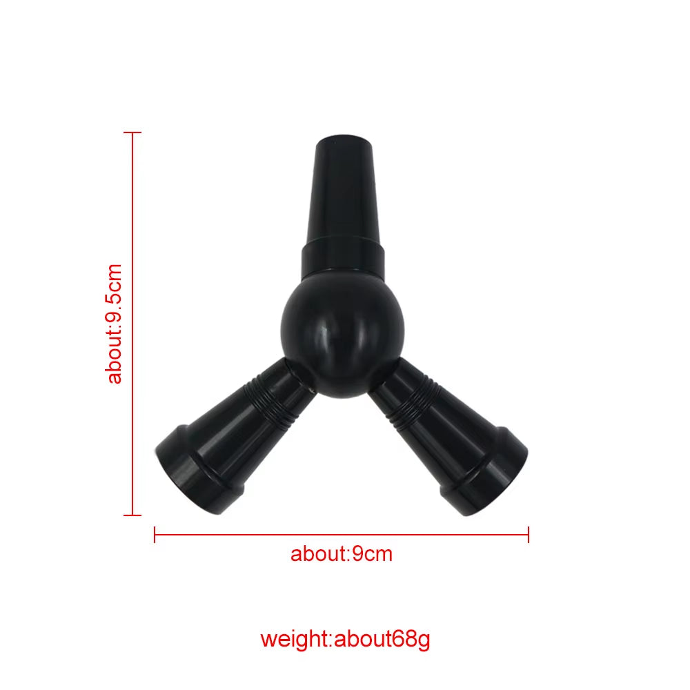 ALLOY HOOKAH HOSE ADAPTER SPLITTER ONE TO TWO SHISHA ACCESSORY