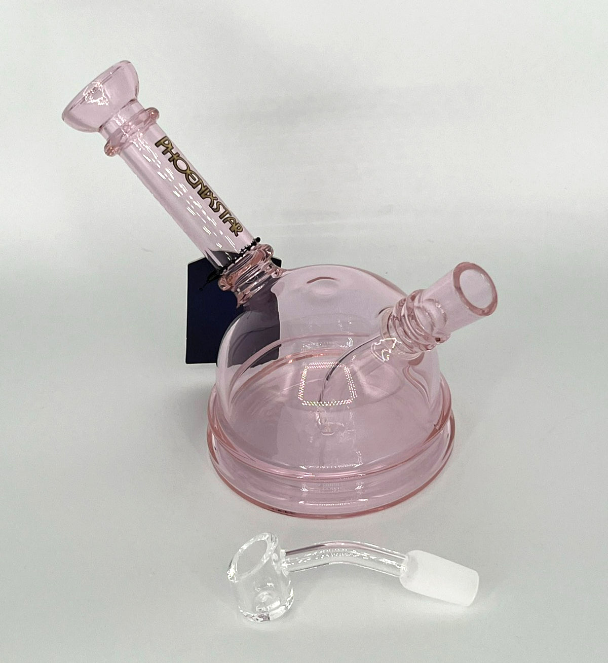 💗PHOENIX STAR 6" PINK BUBBLER BONG RIG - 2 FREE GIFTS - GIRLY - THICK GLASS 💗