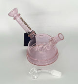 💗PHOENIX STAR 6" PINK BUBBLER BONG RIG - 2 FREE GIFTS - GIRLY - THICK GLASS 💗