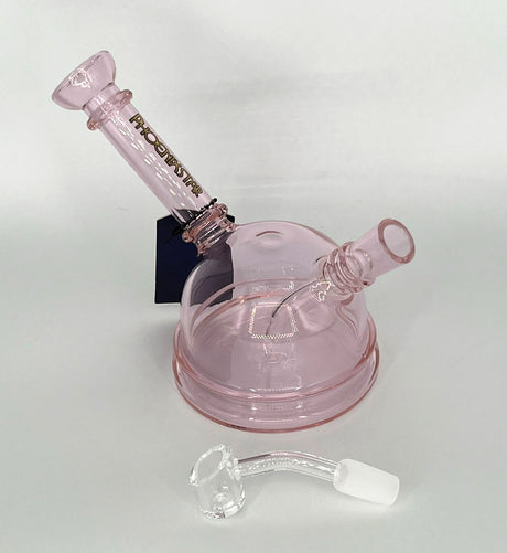 💗PHOENIX STAR 6" PINK BUBBLER BONG RIG - 2 FREE GIFTS - GIRLY - THICK GLASS 💗