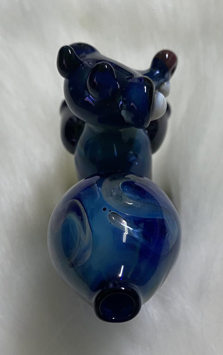 Blue Squirrel Glass Hand Pipe- Tobacco Hand Pipe-High Quality Pipe-Gift Pipe