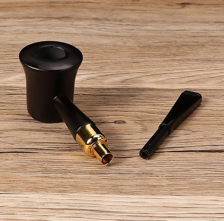 1 Durable Wooden Wood Smoking Pipe Tobacco Cigarettes Cigar Pipes Enchase Gift22