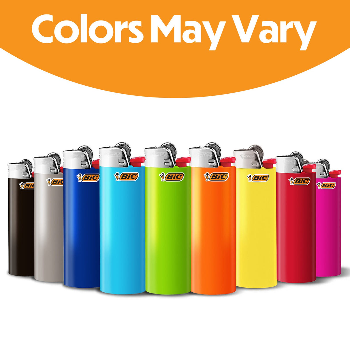 BIC CLASSIC POCKET LIGHTERS – ASSORTED COLORS (14 PACK)