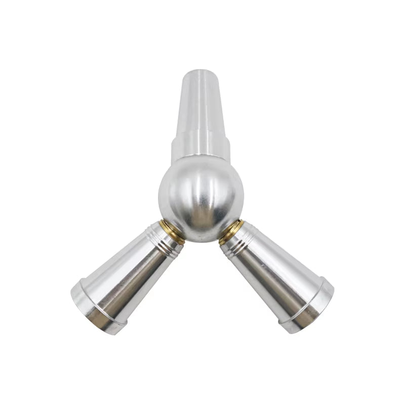 ALLOY HOOKAH HOSE ADAPTER SPLITTER ONE TO TWO SHISHA ACCESSORY