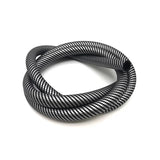 COLORFUL SILICONE HOOKAH HOSE CARBON FIBER SKULL DESIGN 12MM ID 17MM OD 1500MM