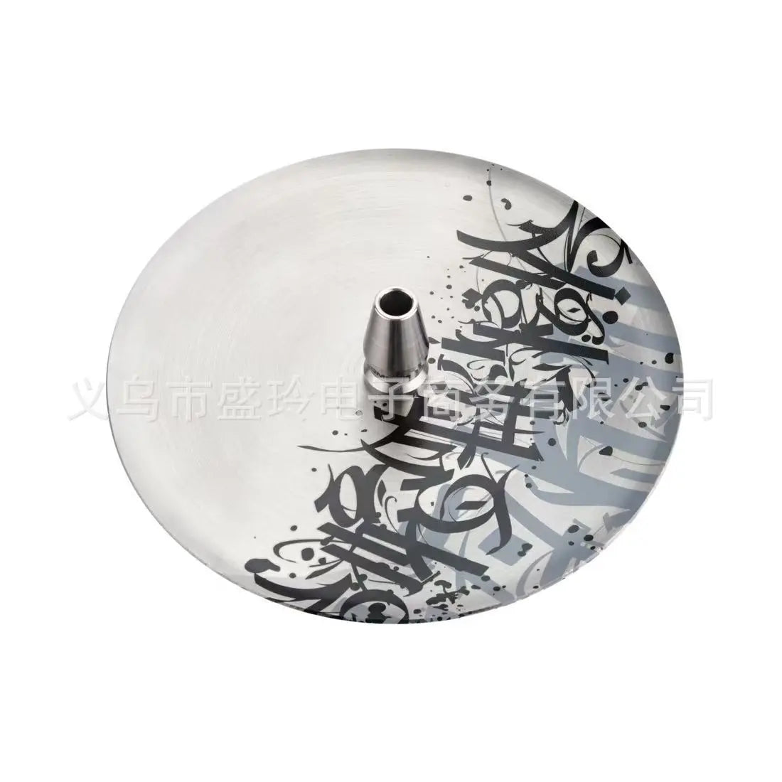 EL BOMBER STAINLESS STEEL SINGLE TUBE HOOKAH SET WITH GLASS BASE