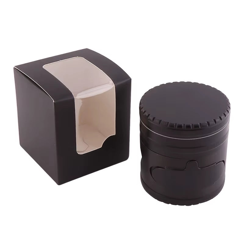 63 MM 5-LAYER ZINC ALLOY HERB & TOBACCO GRINDER – DURABLE HAND GRINDER