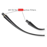 Rosewood Churchwarden Gandalf Pipe Long Stem Bent Tobacco Pipe W/ Accessories US