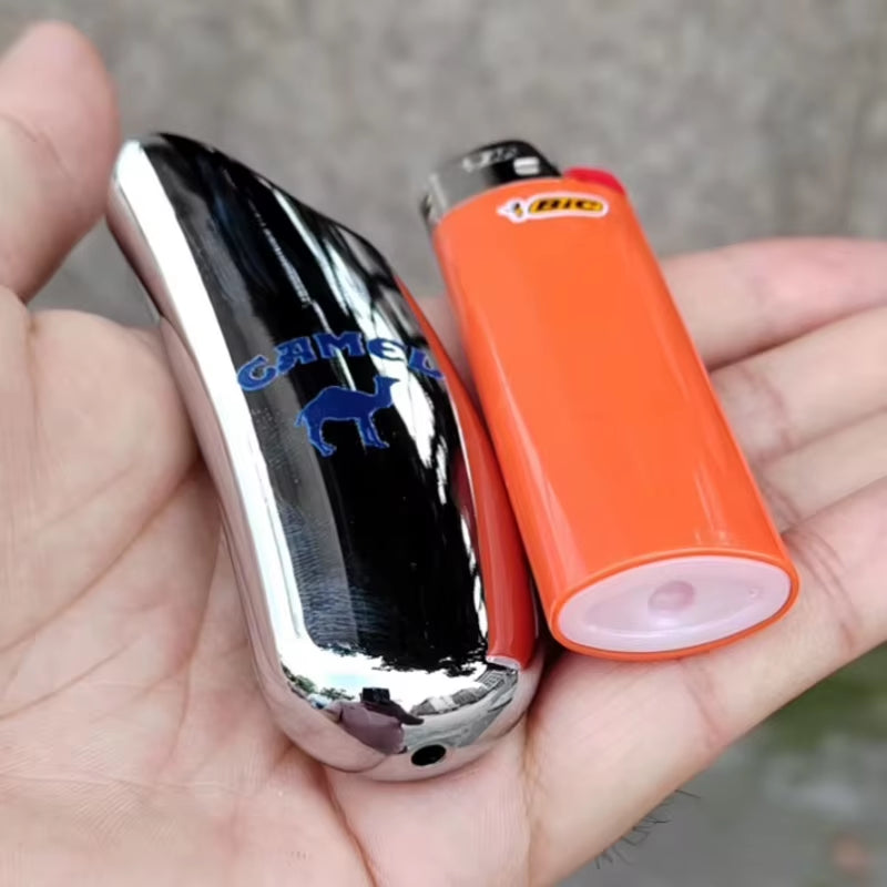 Fashion Metal Lighter Case Cover Shell Holder for Bic Lighters Sleeve J5 J6 Type Mini/Standard without Lighter